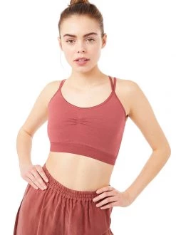 Mandala All Tops Slim Studio Bra (Mayan Red)