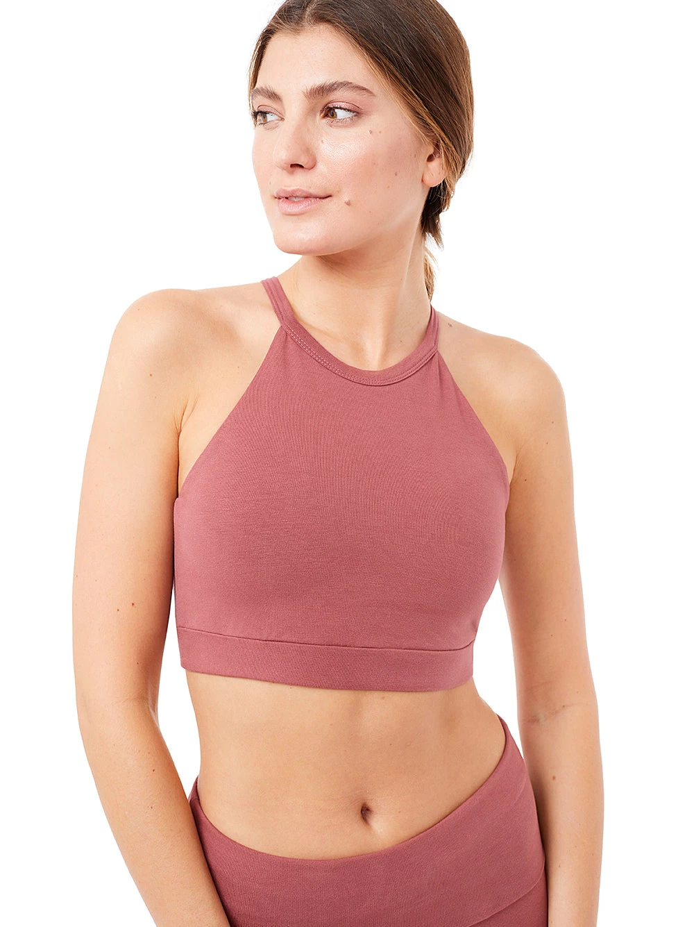 Mandala Halterneck Bra (Mayan Red), GOTS All Tops 1 Mandala Halterneck Bra (Mayan Red), GOTS All Tops