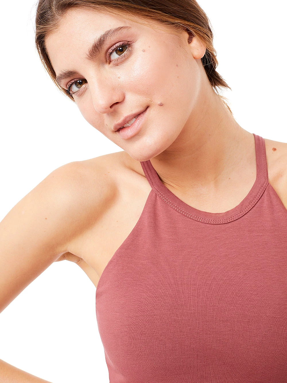 Mandala Halterneck Bra (Mayan Red), GOTS All Tops 2 Mandala Halterneck Bra (Mayan Red), GOTS All Tops