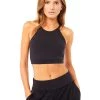 Mandala All Tops Halterneck Bra (Black), GOTS