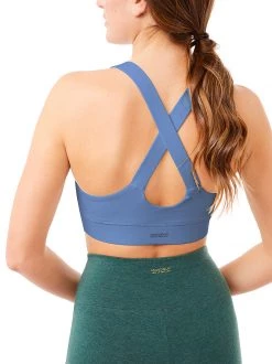 Mandala Cross Back Bra (Blu Stone), GOTS All Tops 8 Mandala Cross Back Bra (Blu Stone), GOTS All Tops
