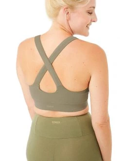 Mandala Cross Back Bra (Forest Track), GOTS 7 Mandala Cross Back Bra (Forest Track), GOTS