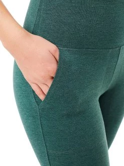 Mandala Cropped Pocket Tights (Smaragd)