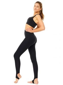 Mandala All Tops Cross Back Bra (Black), GOTS