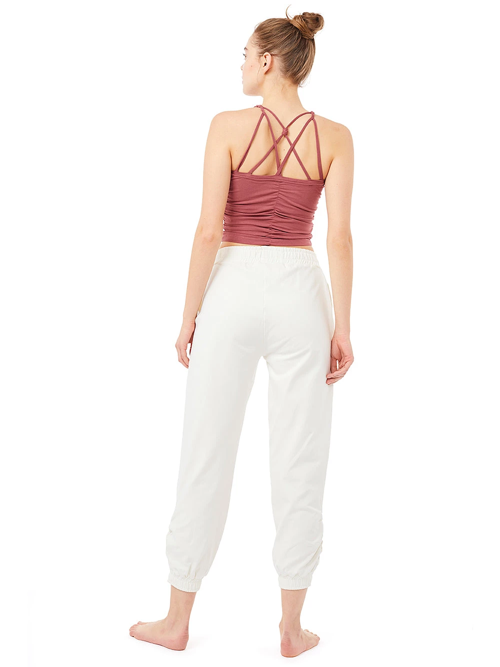 Mandala All Pants Side Ruffled Pant (Silk), GOTS 5 Mandala All Pants Side Ruffled Pant (Silk), GOTS