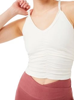 Mandala All Tops Cable Yoga Bra (Silk), GOTS