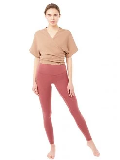 Mandala Waffle Yoga Wrap (Biscuit), GOTS All Tops