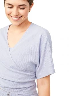 Mandala Waffle Yoga Wrap (Fog Over Lake), GOTS