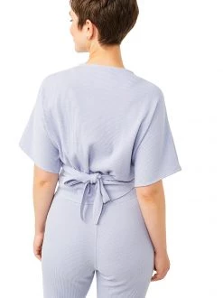 Mandala Waffle Yoga Wrap (Fog Over Lake), GOTS