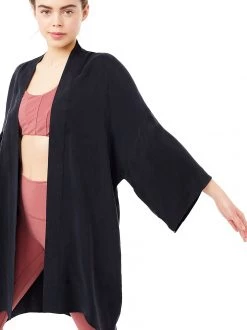 Mandala Yoga Kimono (Black) All Tops 7 Mandala Yoga Kimono (Black) All Tops