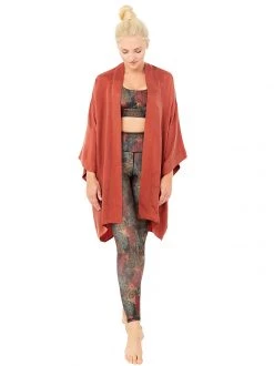 MANDALA Verkaufsladen 31 Mandala All Tops Yoga Kimono (Mayan Red)