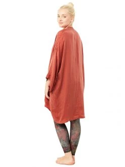 Mandala All Tops Yoga Kimono (Mayan Red)