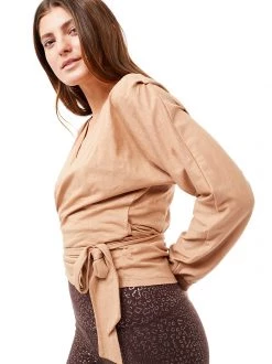 Mandala French Yoga Wrap (Biscuit)