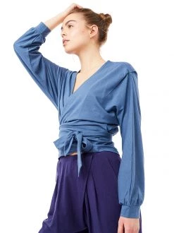 Mandala French Yoga Wrap (Blu Stone)