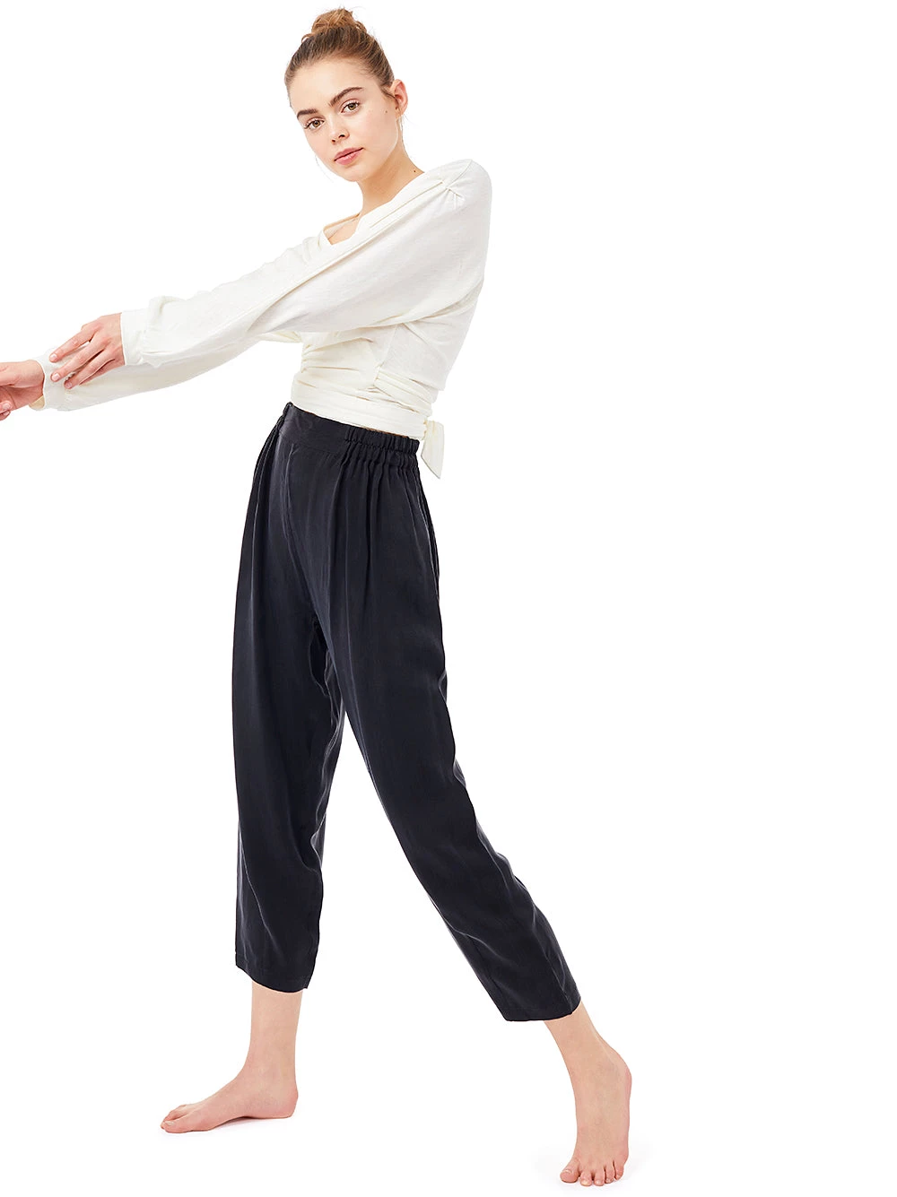 Mandala All Pants Vintage Style Yoga Pant (Black) 2 Mandala All Pants Vintage Style Yoga Pant (Black)