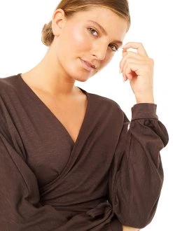 Mandala French Yoga Wrap (French Coffee)