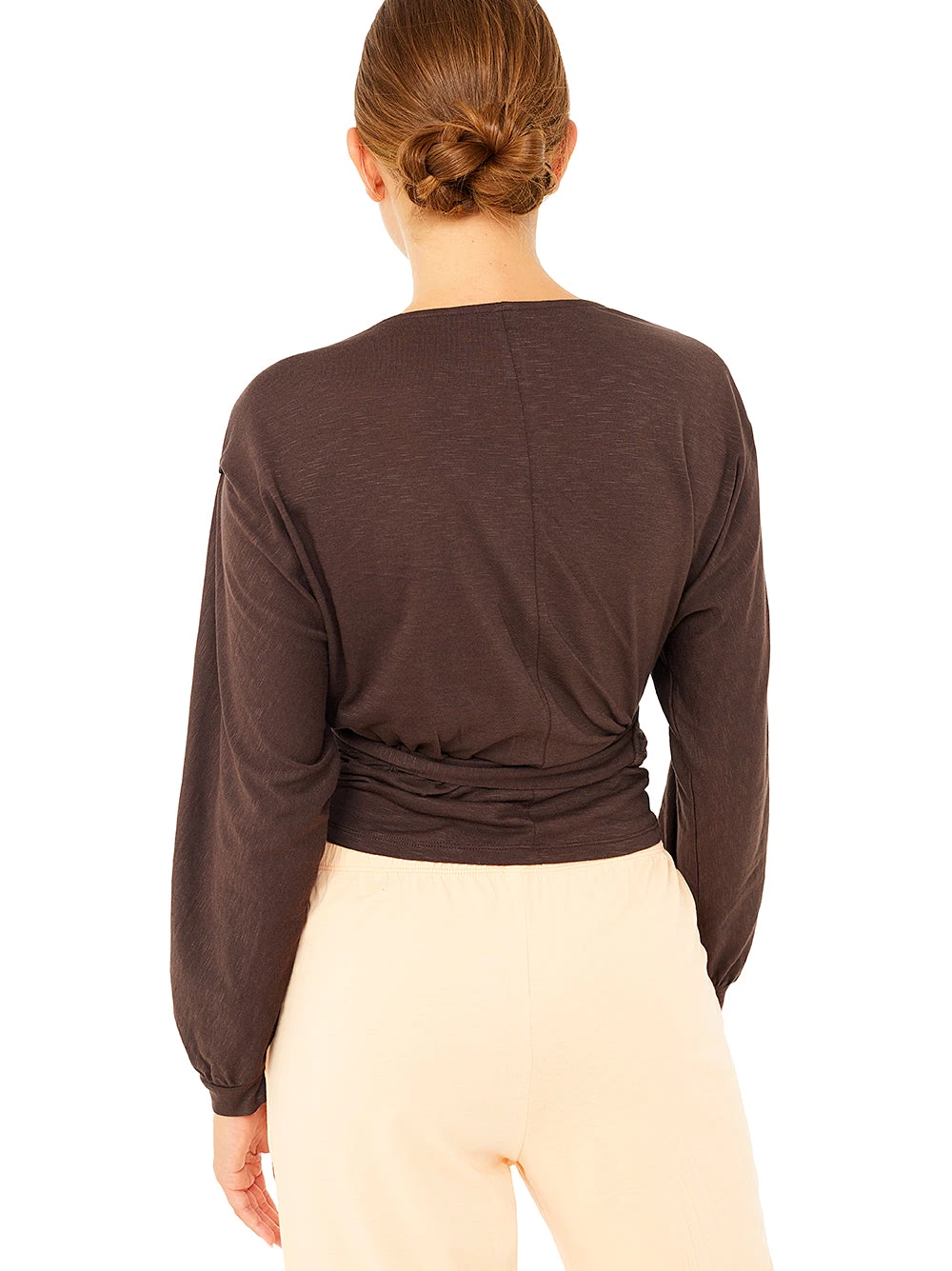 Mandala French Yoga Wrap (French Coffee) 2 Mandala French Yoga Wrap (French Coffee)