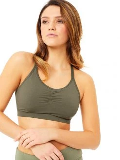 Mandala Infinity Bra (Olive) All Tops