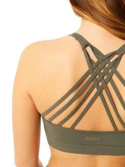 Mandala Infinity Bra (Olive) All Tops
