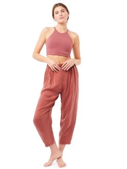 Mandala Vintage Style Yoga Pant (Mayan Red)