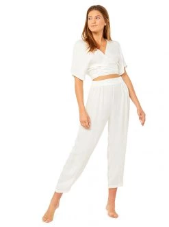 Mandala Vintage Style Yoga Pant (Off White) 6 Mandala Vintage Style Yoga Pant (Off White)