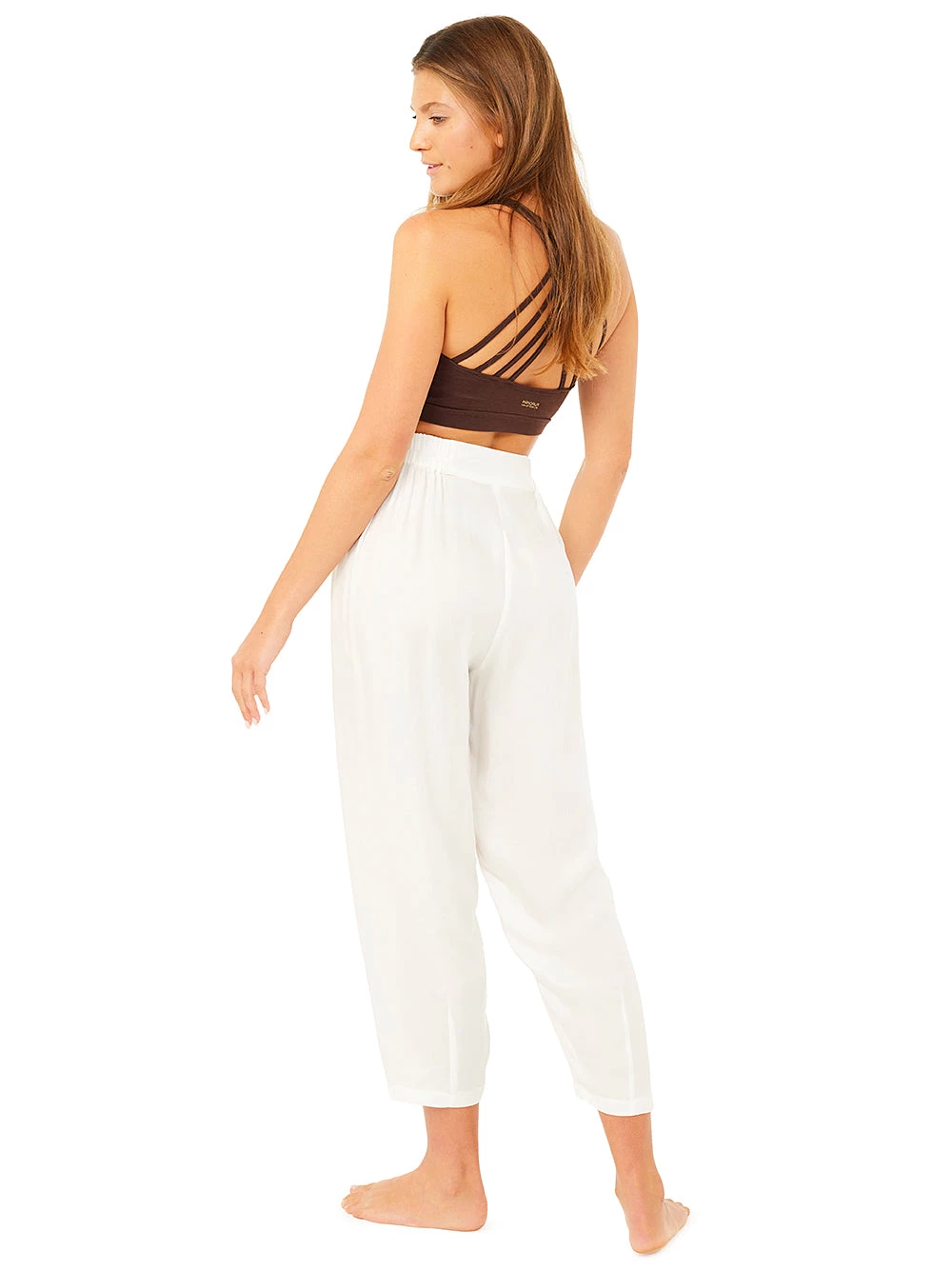 Mandala Vintage Style Yoga Pant (Off White) 4 Mandala Vintage Style Yoga Pant (Off White)