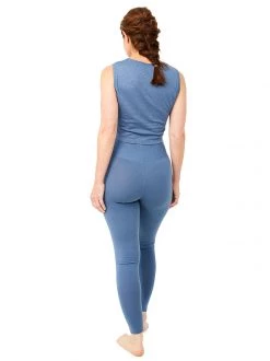Mandala All Pants High Rise Wrap Leggings (Blu Stone), GOTS 7 Mandala All Pants High Rise Wrap Leggings (Blu Stone), GOTS