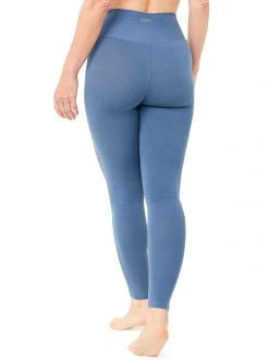 Mandala All Pants High Rise Wrap Leggings (Blu Stone), GOTS