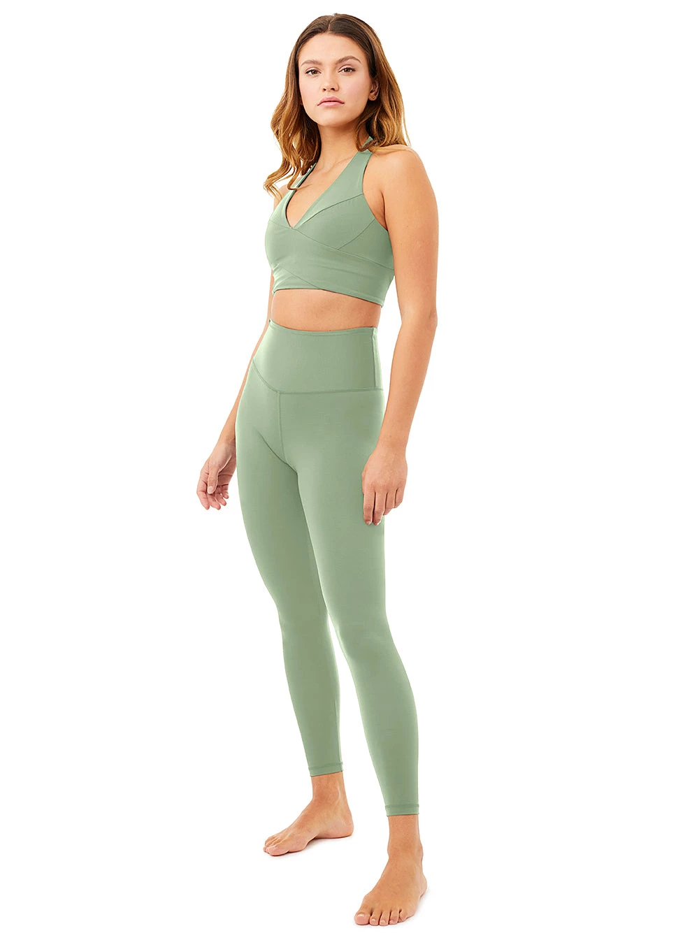 Mandala Ankle Length Tights (Khaki) All Pants 1 Mandala Ankle Length Tights (Khaki) All Pants