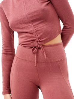 Mandala Long Sleeve Ruffled (Mayan Red)