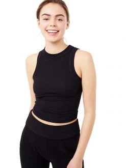 Mandala Florida Top (Black), GOTS All Tops