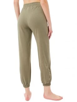 Mandala All Pants Side Ruffled Pant (Forest Track), GOTS