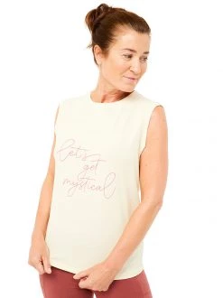 Mandala All Tops Graphic Tank (Eggbox), GOTS