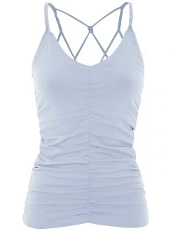 Mandala All Tops Cable Yoga Top (Pure Water), GOTS
