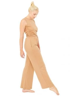 Mandala Side Ruffled Top (Biscuit) All Tops