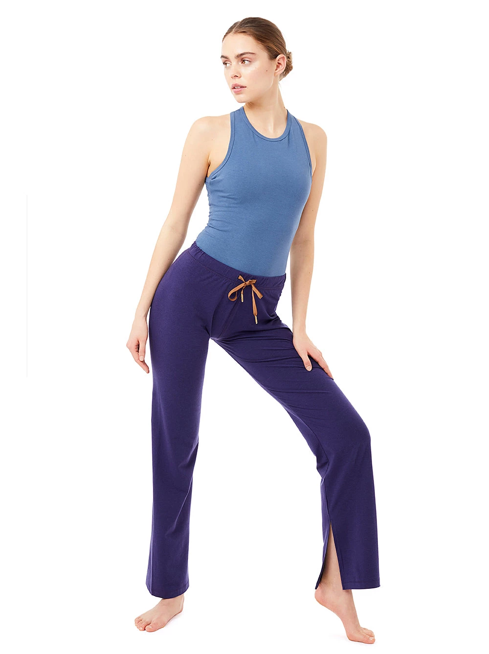 Mandala Back Strapped Top (Blu Stone), GOTS 4 Mandala Back Strapped Top (Blu Stone), GOTS