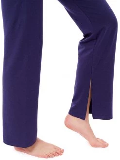 Mandala Side Slit Yoga Pants (Captain) All Pants 8 Mandala Side Slit Yoga Pants (Captain) All Pants