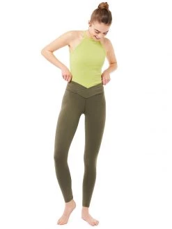 Mandala Envelope Tights (Olive)