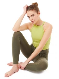 Mandala All Tops Ribbed Halterneck (Elixir), GOTS