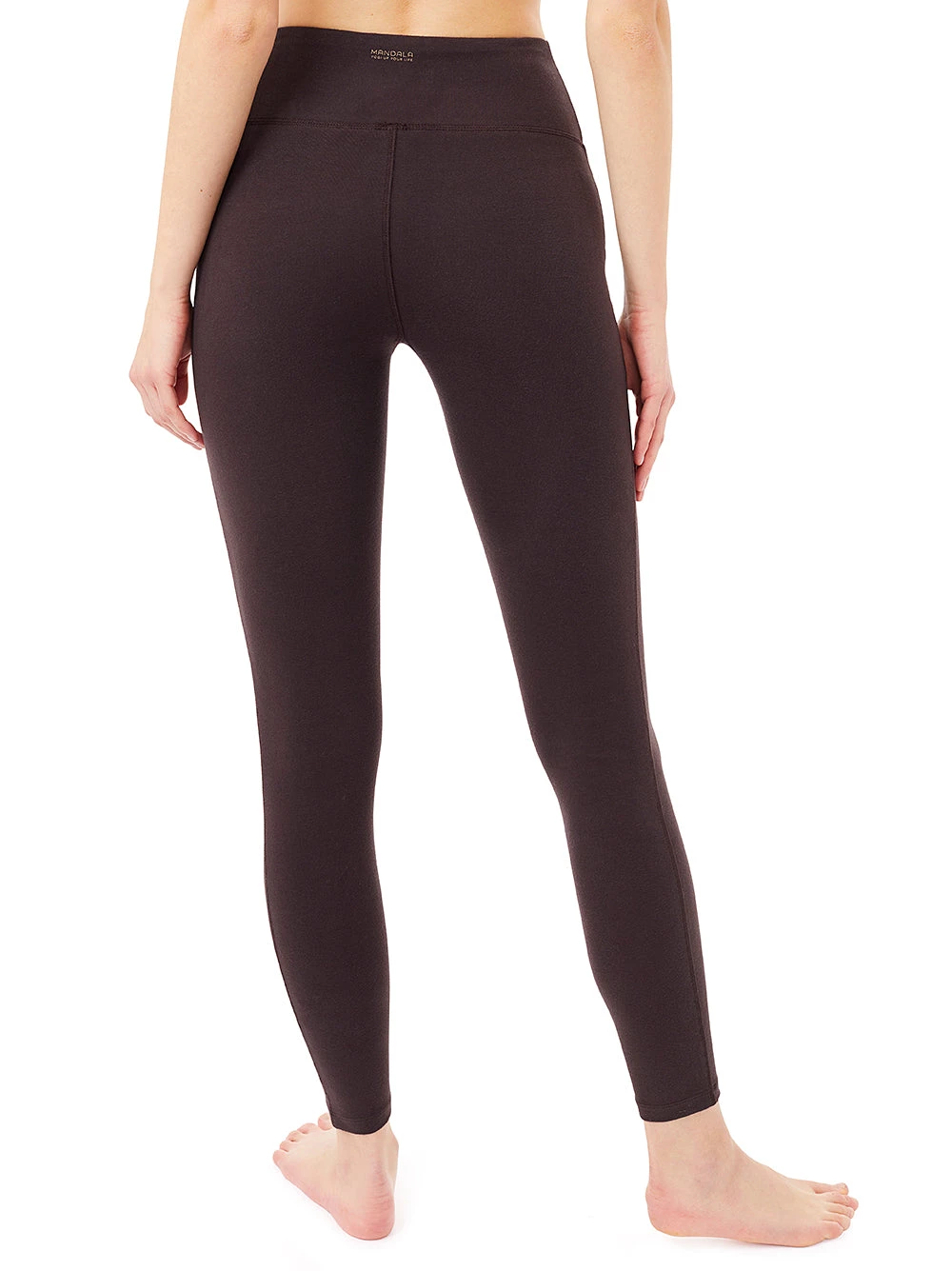 Mandala All Pants Cropped Pocket Tights (French Coffee), GOTS 3 Mandala All Pants Cropped Pocket Tights (French Coffee), GOTS