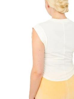 Mandala Balance Shoulder Tee (Silk), GOTS All Tops