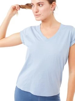 Mandala Easy V-Neck (Pure Water), GOTS