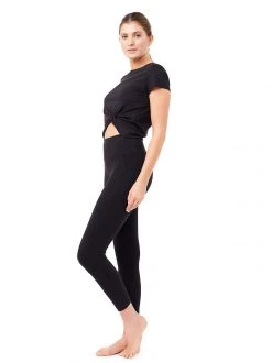 Mandala Twisted Tee (Black) All Tops 8 Mandala Twisted Tee (Black) All Tops